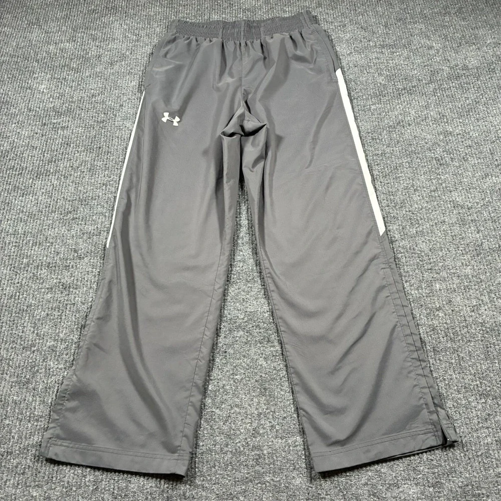 Under Armour Mens Pants Size Medium Gray Pull On Loose Fit Ankle Zip Outdoor‎
